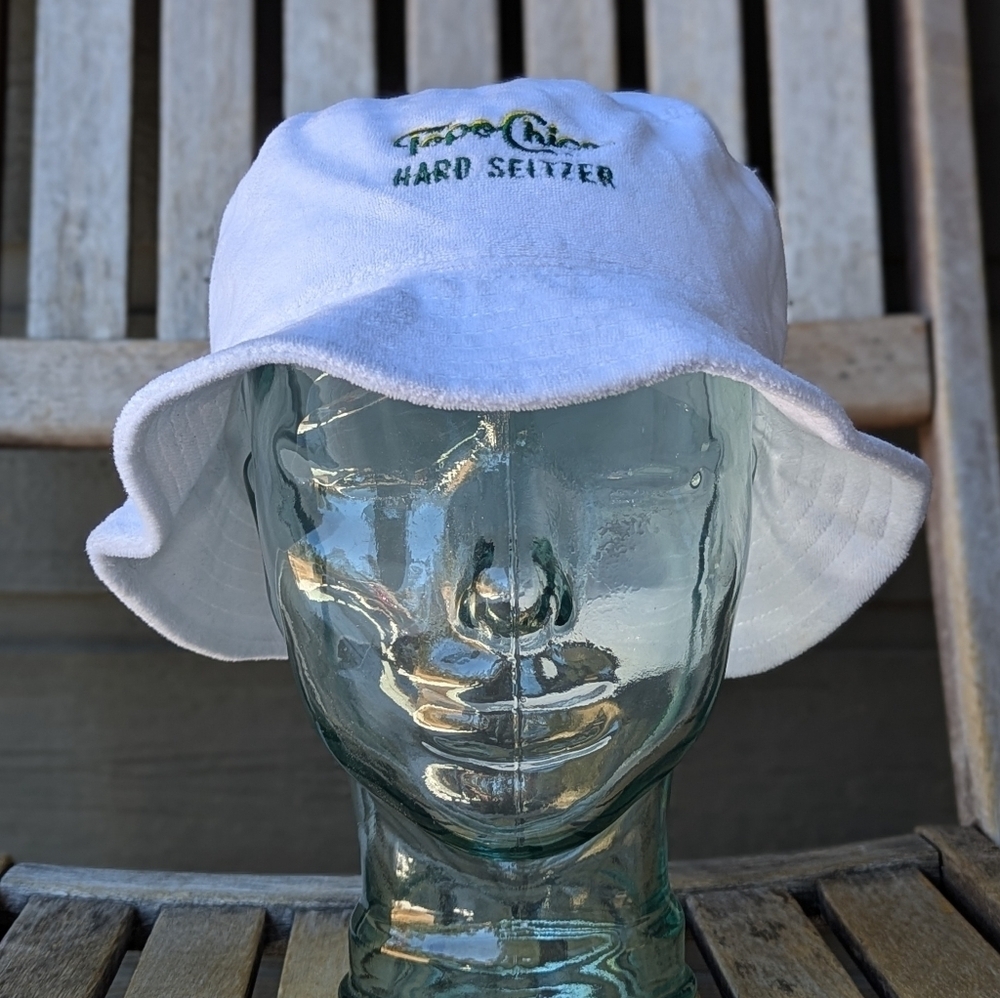 NWOT Russell Athletic Topo Chico Hard Seltzer White Terrycloth Bucket Hat OSFM